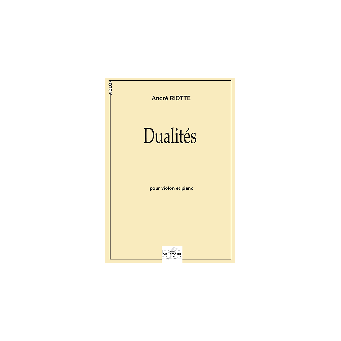 Dualités pour violon et piano