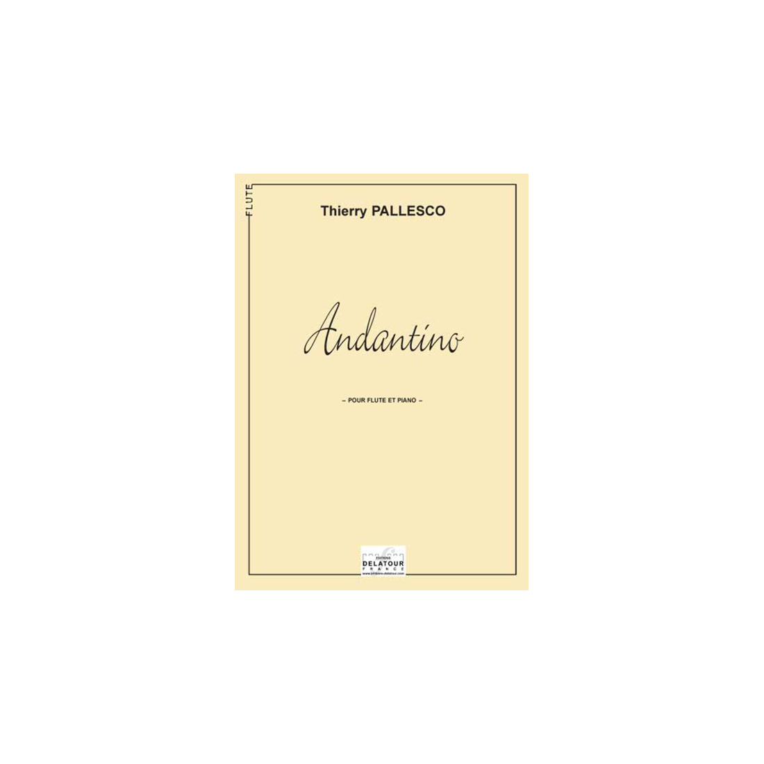 Andantino pour Flûte et Piano
