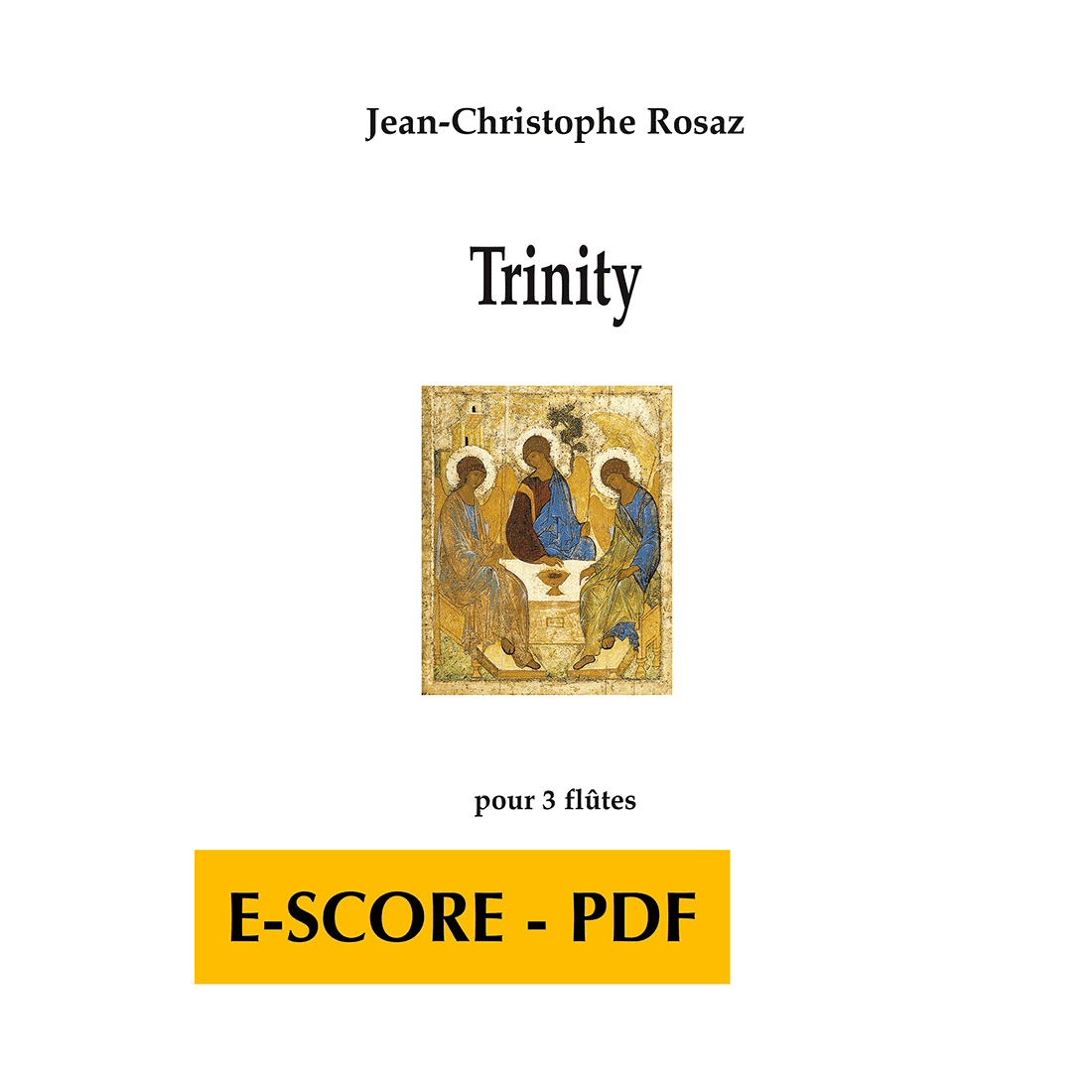 Trinity für 3 Flöten - E-score PDF