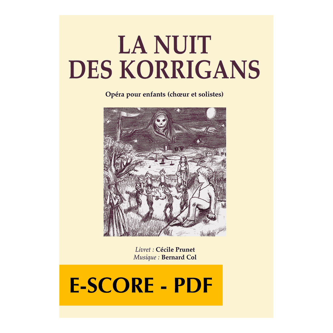 La nuit des Korrigans - Kinderoper (KLAVIER-GESANG) - E-score PDF