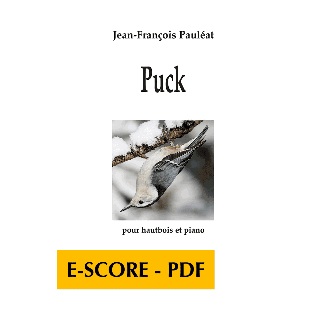 PUCK für Oboe und Klavier - E-score PDF
