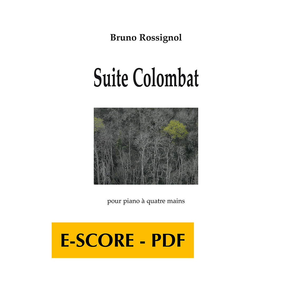 Suite Colombat pour piano à 4 mains - E-score PDF