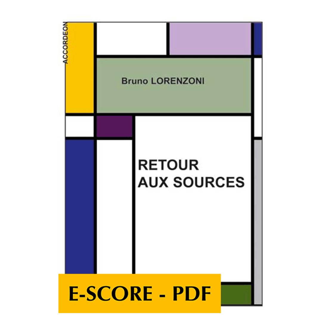 Retour aux sources für Akkordeon - E-score PDF