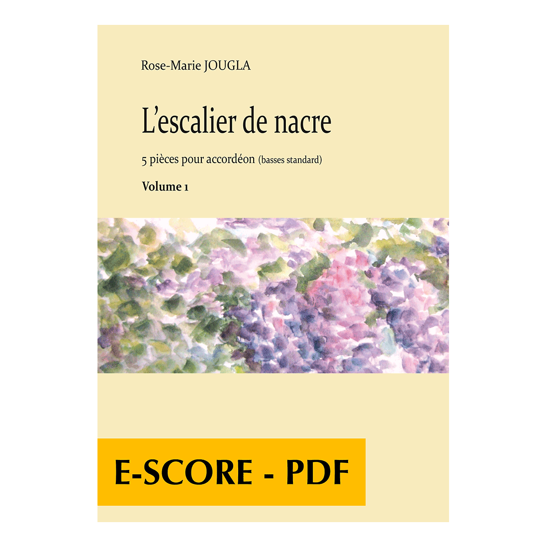 L'escalier de nacre﻿ für Akkordeon - E-score PDF