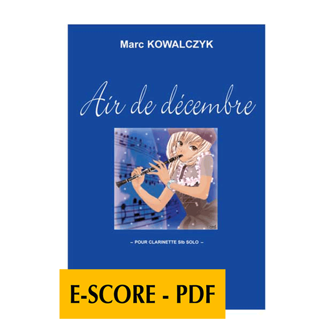 Air de décembre für Klarinette - E-score PDF