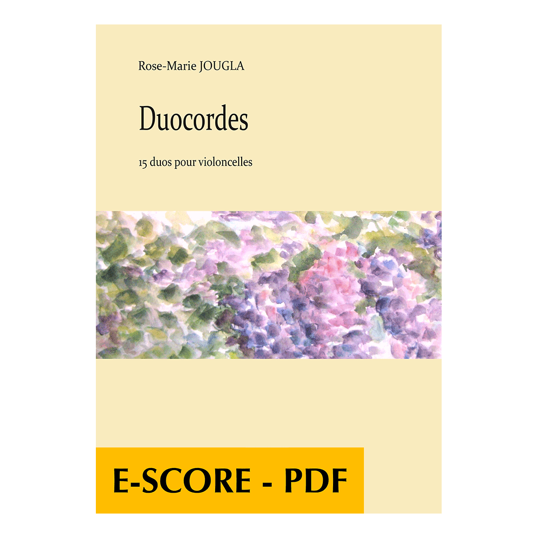 Duocordes - 15 leichte Duette für zwei Celli - E-score PDF