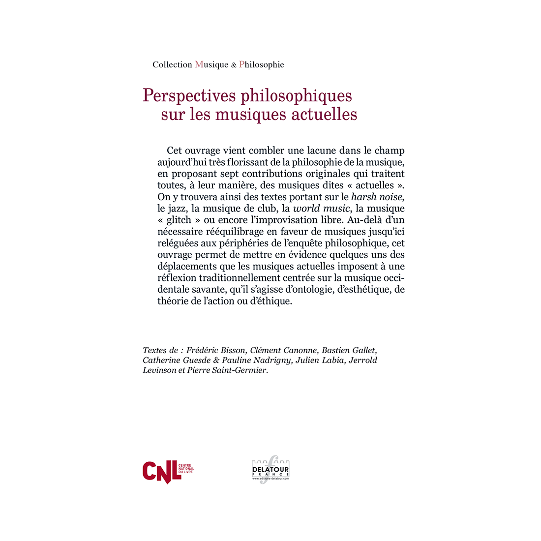 Perspectives philosophiques sur les musiques actuelles - E-book PDF