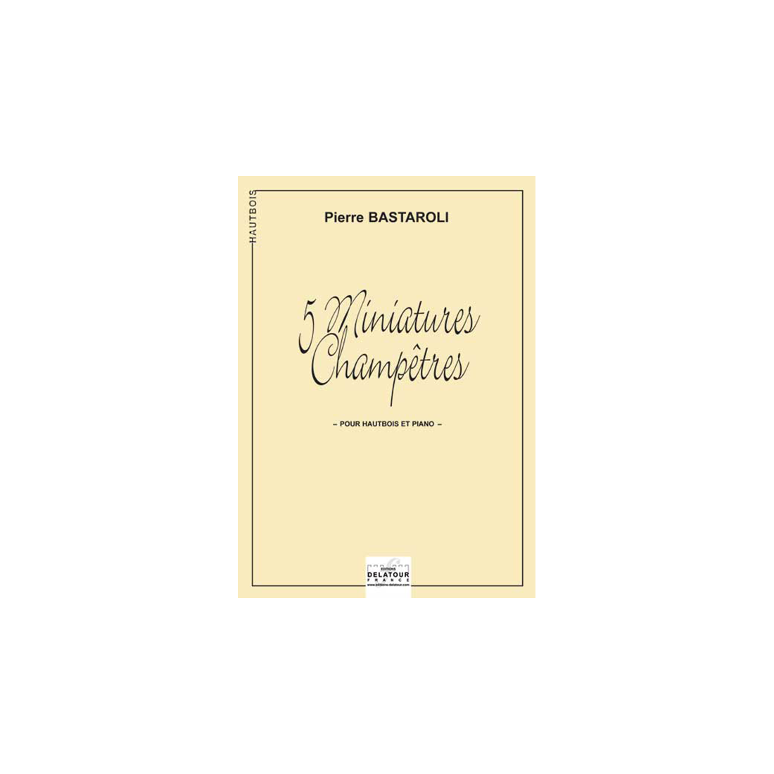 5 miniatures champêtres pour hautbois et piano
