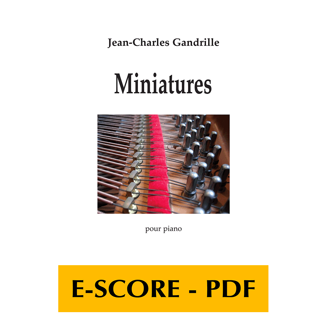 Miniatures pour piano - E-SCORE PDF