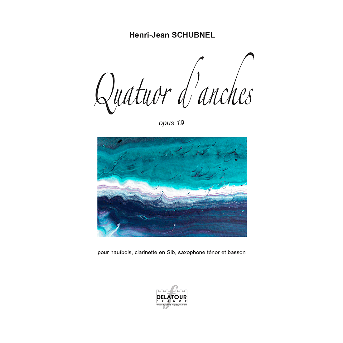 Quatuor d'anches für Oboe, Klarinette in Sib, Tenorsaxophon und Fagott